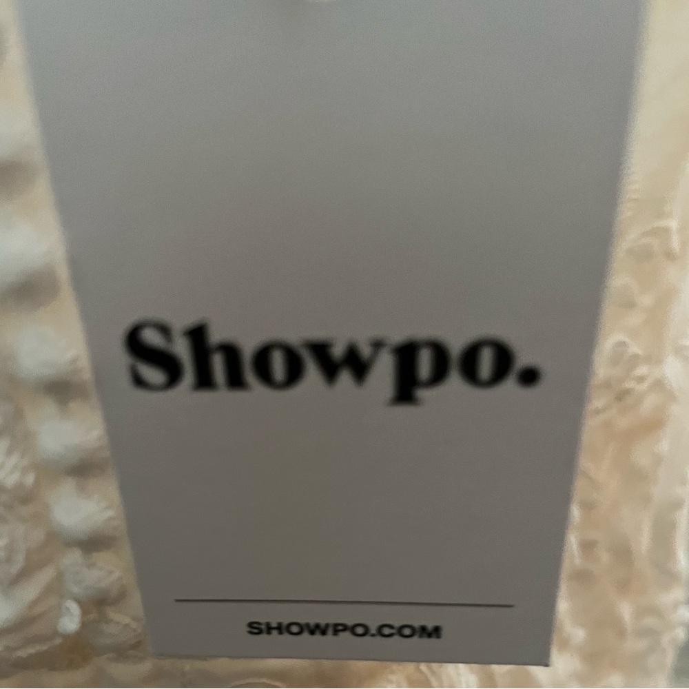 NWT SHOWPO Fancy A Spritz Square Neck Mini Dress in White Embroidery - Picture 8 of 8